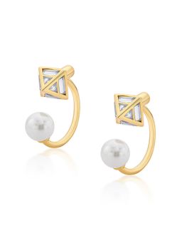 Isharya - Flash Jacket Earrings In 18Kt Gold Plated