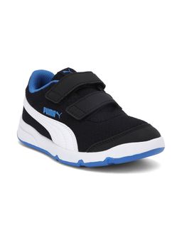 Puma - Stepfleex 2 Mesh VE V Kids Black Solid Casual Shoes