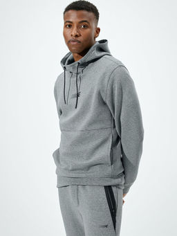 American Eagle - Grey Solid Hoodie