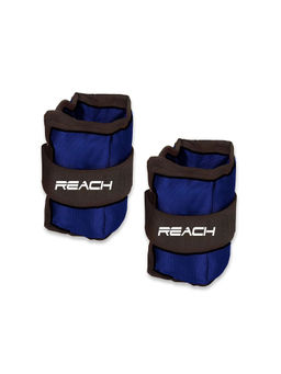 Reach - Adjustable Ankle Weights Wrist Weights for Men and Women for Fitness (2kg, Blue)