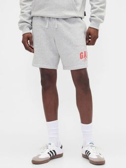 GAP - Men Mickey Mouse Logo Mid Rise Grey Shorts