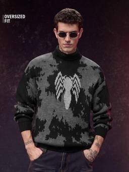 The Souled Store - Official Marvel : Venom Men Oversized Pullovers
