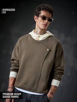 The Souled Store - Originals: Autumn Oak Men Oversized Hoodie