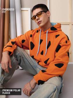 The Souled Store - Official The Flintstones: Stone Age Men Oversized Hoodies