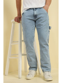 Allen Solly - Men Light Blue Regular Fit Light Wash Jeans