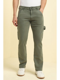 Allen Solly - Men Olive Regular Fit Light Wash Jeans