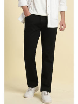 Allen Solly - Men Black Regular Fit Dark Wash Jeans