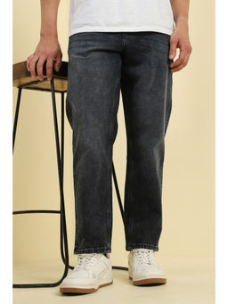 Allen Solly - Men Grey Super Slim Fit Mid Wash Jeans