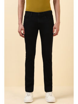 Allen Solly - Men Black Skinny Fit Dark Wash Jeans