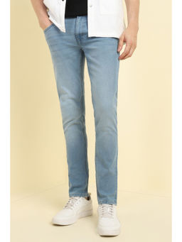 Allen Solly - Men Light Blue Skinny Fit Light Wash Jeans