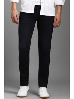 Louis Philippe - Men Navy Blue Dark Slim Fit Jeans