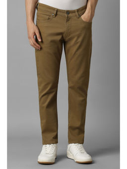 Louis Philippe - Men Brown Dark Smart Fit Jeans