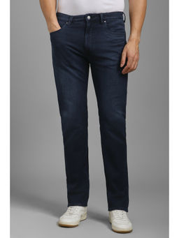 Louis Philippe - Men Navy Blue Light Slim Fit Jeans