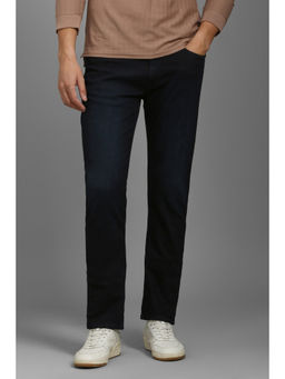 Louis Philippe - Men Navy Blue Light Slim Fit Jeans