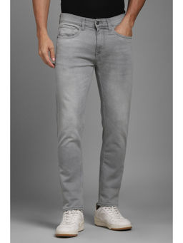 Louis Philippe - Men Grey Light Slim Tapered Fit Jeans