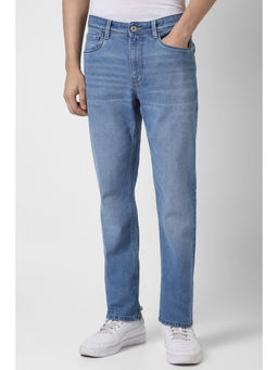 Van Heusen - Men Blue Light Wash Slim Fit Jeans