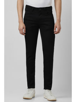 Van Heusen - Men Black Dark Wash Slim Fit Jeans