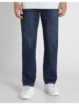 American Eagle - Men Navy Blue Airflex Original Straight Jeans