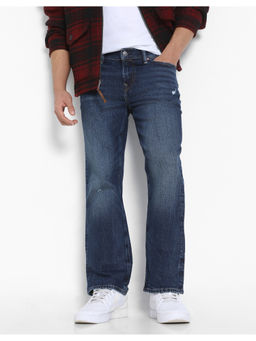 American Eagle - Men Navy Blue Easyflex Tencel Fibers Ripped Original Jeans