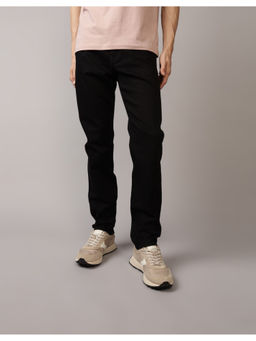 American Eagle - Men Black Airflex Slim Straight Jeans