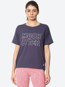 ASICS - Heritage Font Graphic Tee 4 Blue Women Gym & Training T-shirts