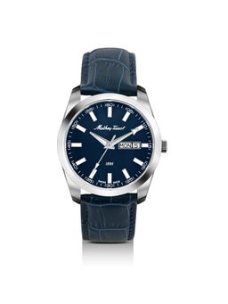 Mathey-Tissot - Swiss Made Mathy Day-Date Quartz Blue Dial Analog Watch For Men - H453ALBU (Medium)