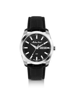Mathey-Tissot - Black Swiss Made Mathy Day-Date Quartz Analog Watch For Men - H453ALN (Medium)