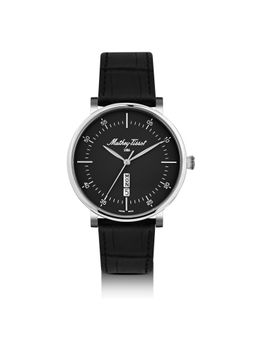Mathey-Tissot - Swiss Made Monsoon Day-Date Quartz Black Dial Analog Watch For Men - H7918ALN (Medium)
