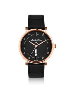 Mathey-Tissot - Swiss Made Monsoon Day-Date Quartz Black Dial Analog Watch For Men - H7918PLN (Medium)