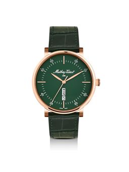 Mathey-Tissot - Swiss Made Monsoon Day-Date Quartz Green Dial Analog Watch For Men - H7918PLV (Medium)