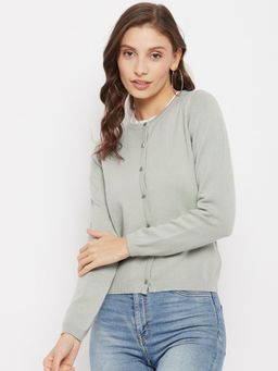 Madame - Women Green Cardigan