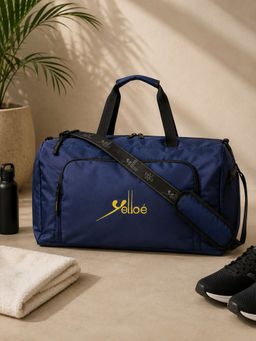 Yelloe - Blue Unisex Duffle Bag
