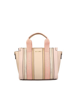 TREASO CLOSET - Signature Stripe Handbag- Pink