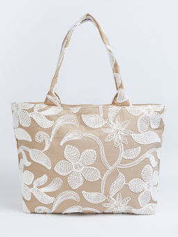 max - Women Embroidered Tote Bag
