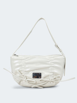max - Women White Hand Bag