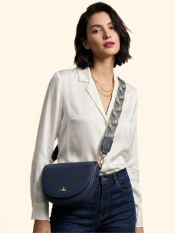 Yelloe - Blue Women's Sling Bag with Strap