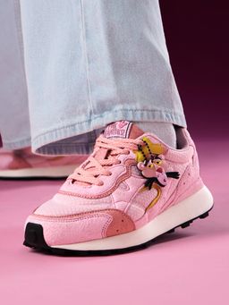 The Souled Store - Official Pink Panther Cool Cat Women Low Top Sneakers