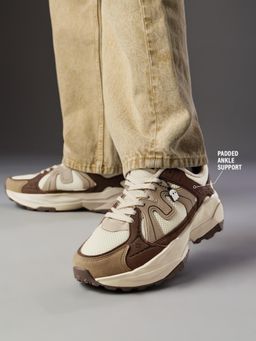 The Souled Store - Raptors V2 Canyon Dust Men Beige Low Top Sneakers