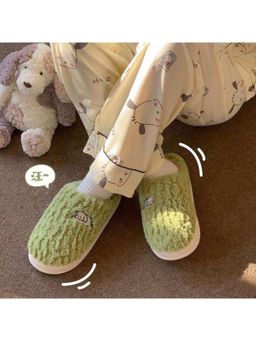 Drunken - Women Green Room Slippers