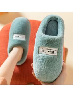 Drunken - Women Teal Room Slippers