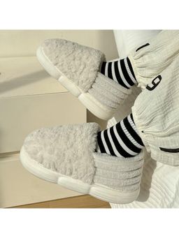 Drunken - Women White Room Slippers