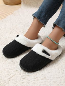 Drunken - Women Black Room Slippers