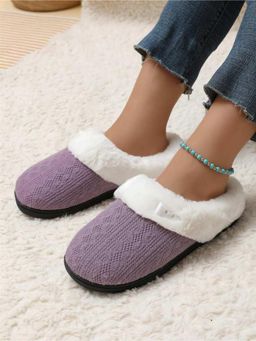 Drunken - Women Purple Room Slippers