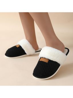 Drunken - Women Black Room Slippers