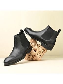 EGOSS - Men Black Lafattio Chelsea Boots