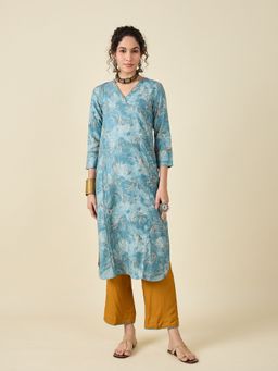 STADO - Women Printed Multi-Color Kurta with Pant