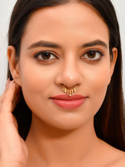Silvermerc Designs - Set of 3 Ad Padmavati Septum Ring