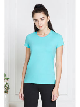 Van Heusen - Women Crew Neck & Short Sleeve Lounge T-Shirt - Blue