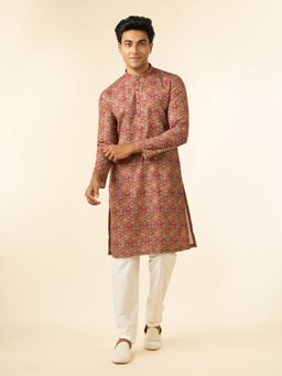 Diwas by Manyavar - Multi Color Destiny Men Kurta with Pyjama