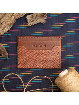 HAMELIN - Mini Card Wallet - Brown Checked